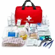 184Pcs First Aid Kit, Multi-Purpose Emergency Medical Supplies Portable Medical