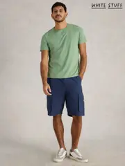 White Stuff Blue Callington Cargo Shorts (W26332) | $115