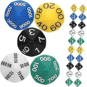MUSISALY Portable Dice Set 30pcs Dice Party Game Supplies Board Game Props Easy to Play