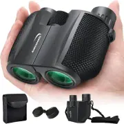 10x25 Compact Binoculars – Lightweight for Adults & Kids, Travel & Bird Watching