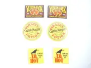Vintage Pins Captain Morgan - Yukon Jack - TQ Hot Lot Of 6