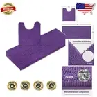Stylish 2pc U-Shaped and Bath Mat Set - Lilac Chenille with Safety Features