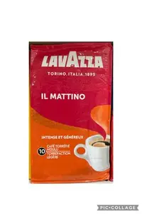 在飛比找Yahoo!奇摩拍賣優惠-義大利 LAVAZZA 濾泡式咖啡粉IL Mattino 2