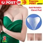 2x Anti-Wrinkle Aging Chest Pad Silicone Removal Patch Skin Care Reusable Safe