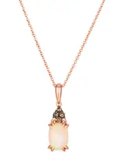 Le Vian Neopolitan Opal 14K Rose Gold 0.83 ct. tw. Diamond & Opal Pendant