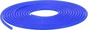 X AUTOHAUX 1 Pcs Silicone Vacuum Tubing Hose 20Ft 1/8" 3mm ID 2mm Thickness Automotive Vacuum Line High Temperature Blue 130PSI Max Pressure