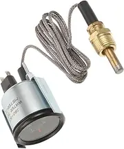 1 Set Mechanical Water Temperature Gauge with Sensor Dual Scale for Accurate Vehicle Monitoring Easy Installation for Enthusiasts