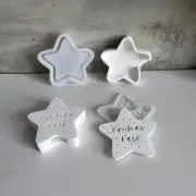 Stars Hollow Letter Five-Pointed Star Storage Box Silicone Mold Festive Atmosphe