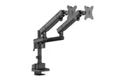 Infinity Dual Screen Pole-Mounted Heavy-Duty Mechanical Spring Monitor Arm support 17in-40in up to 12kg - Black (INF752-C024P)