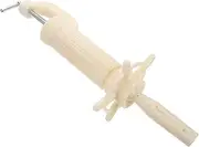 DEARMAMY Holder Hairdressing Training Head Holder Mannequin Head Holder Mannequin Head Stand Holder Wig Head Stand Mannequin Head Clamp Stands Wig Rack Wig Holder Plastic Beige
