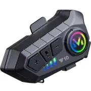 Bluetooth 5.3 Motorcycle Helmet Headset Headphone Speaker Hands-free Waterproof