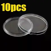 10pcs 39mm Coin Capsules Acrylic Case Holder Fit 1 OZ Silver or Copper Rounds #B
