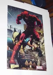 Wolverine vs Daredevil Poster John Romita Jr Elektra Enemy of State Marvel MCU