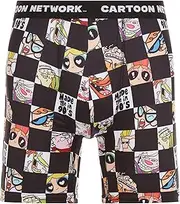 [COCO BRANDS] Cartoon Network Men's Boxer Briefs - No Fly, Anti-Chafing Stitching, Comfort Shaped/Cotton Lined Crotch
