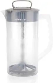 Mixing Pitcher for Drinks, 2.1qt/67.6oz Drink Pitcher with Mixer Plunger Plastic
