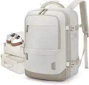 BAGSMART Compression Travel Backpack, 40L Expandable Airline Approved Carry On Backpack with Packing Cubes