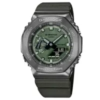 在飛比找momo購物網優惠-【CASIO 卡西歐】G-SHOCK 軍事風格 八角金屬 雙