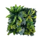Grass Wall Panel Privacy Hedge Screen for Patios Backyard Wedding Background