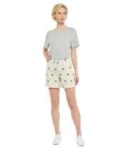 Woman's Shorts NYDJ High-Rise A-Line Shorts Fray hem in Cirque Des PalmesH