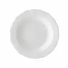 Hutschenreuther Baroness Soup Plate with Motive, Estelle White, Porcelain, 24 cm