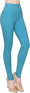 [Always] Women's Print Pattern Leggings - Premium Soft Stretch Peach Skin Yoga Pants, Sage, One Size