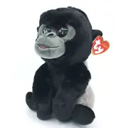 TY Beanie Classic Buddy Bo Gorilla Silver Back Plush NEW 2017 9in Medium