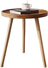 Practical Density Fibreboard Coffee Table Round Coffee Table Easy to Clean Coffee Table Bedroom Balcony Coffee Table Sturdy