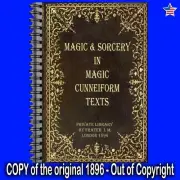 Antique Book Occult Black Magic Rare Esoteric Manuscript Sorcery Cunneiform Text