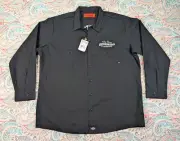 NEW Dickies Shirt Adult XXL 2XL Old Max Choppers Embroidered Convict Biker