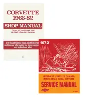 1972 Chevrolet Corvette Service and Shop Manual 2 Book Set