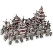 3d Puzzles Sky Royal Palace Metal Model Building Kits Diy Toys for Teen Brain Teaser Jigsaw 620pcs