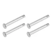 Clevis Pins 4mmx30mm 4Pcs Single Hole Flat Head 304 Stainless Steel Fastener Pin