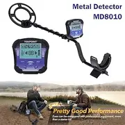 MD8010 Profession Underground Metal Detector Depth Pinpoint Detector High Sensitivity Metal Hunter Gold Digger Treasure Hunter