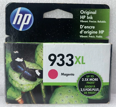 Genuine HP 933XL MAGENTA Ink Cartridge EXP 12/2021 New Sealed