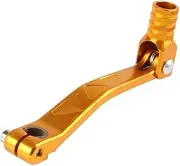 New CNC Aluminum Folding Gear Shift Lever for KAYO BSE Apollo SSR CRF KLX 50 70 90 110 125 140 150 160cc Dirt Bike MX Motocross(Gold)