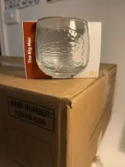 50th Anniversary of McDonalds 36 Wobbly Cups (Big Mac Patterns) Inside Box