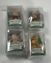 NEW KATE ASPEN 'BORN TO BE WILD' MINI CANDLE SET JUNGLE ANIMALS SET OF 4 NEW