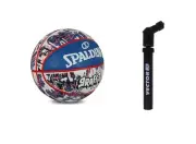 Spalding Graffiti Symbols Rubber Basketball Ball Outdoor Ball For Men Size 7