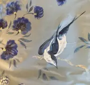 DESIGNERS GUILD Jacaranda Silk Birds Floral Remnant New