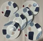 Corelle Chip Resistant Appetizer Plates, 6-Piece, Vivid Splash