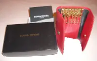 在飛比找Yahoo!奇摩拍賣優惠-SONIA RYKIEL-PARIS 紅色鑰匙包