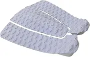 Ｓｉｍｈｏａ 3Pcs Surfboard Traction Pad Deck Grip Mat Surfing Padding Professional Stomp Foot Pads EVA Surfboards Pads Deck Tail Pads for Skimboarding