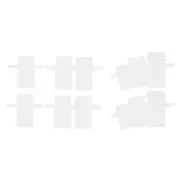 6 x Mesh Canvas Sheets for Bag Embroidery Knit Purse