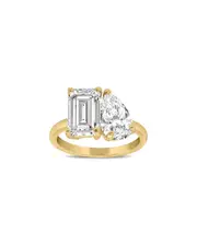 18K Two-Tone 3.00 ct. tw. Lab-Grown Diamond Solitaire Ring