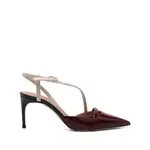 [Malone Souliers] Malone Souliers 70mm Valeria Pumps 40 IT RED/NEUTRALS