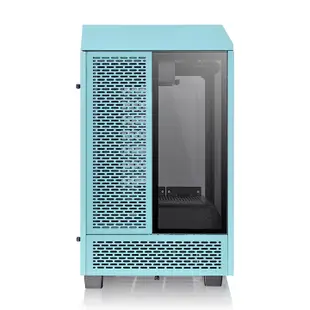 曜越 The Tower 100 ITX 全景直立式 迷你機殼 松石綠 CA-1R3-00SBWN-00