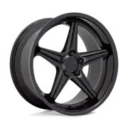 TSW Launch 20x10 5x115 15mm Matte Black With Gloss Black Lip Wheel
