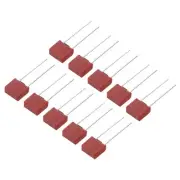 15Pcs DIP Mounted Miniature Square Slow Blow Micro Fuse, 5A 250V, Red