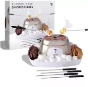 Sharper Image Indoor Electric Tabletop S'mores Maker Set New In Box FREE SHIP