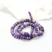 AAA Charoite Beads Faceted Rondelles 5-11mm*NewWorldGems